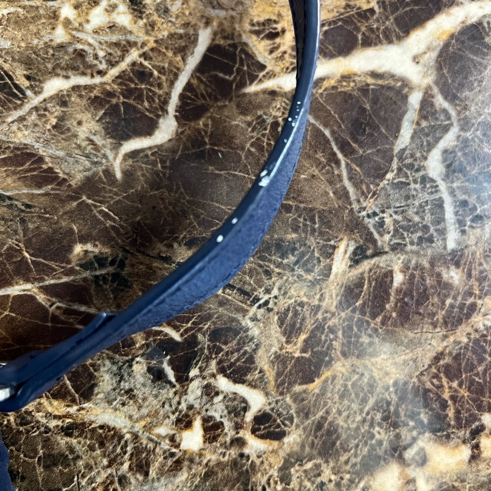 Vera Bradley Quilted Navy Crossbody Bag with Silver Turn-Lock - Picture 6 of 9